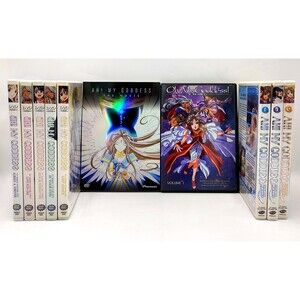 Ah My Goddess Season 0,1,2, Movie DVD lot of 10 Dual Language Anime